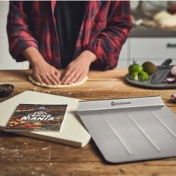 Burnhard Pizzasteen 38 X 30 X 1,5 Cm + Pizzaschep -Keukenseries Speciaal Winkel 1200x1200 344