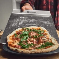 Burnhard Pizzasteen 38 X 30 X 1,5 Cm + Pizzaschep -Keukenseries Speciaal Winkel 1200x1200 345