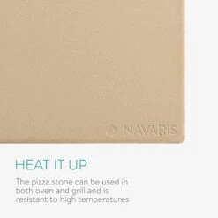 Navaris Pizzasteen XL Voor Oven En Barbecue - Rechthoekige Pizzaplaat 38 X 30 Cm - Inclusief Pizzaschep Met Extra Lang Handvat En Receptenboek -Keukenseries Speciaal Winkel 1200x1200 364