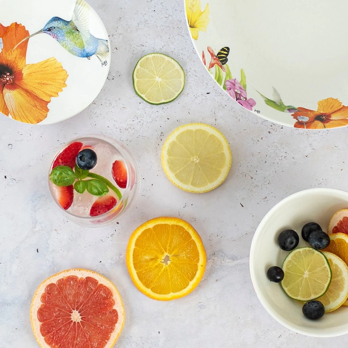 Marjolein Bastin Hummingbirds - Marjolein Bastin Kop En Schotel Wit 22 Cl. 5 Marjolein Bastin Hummingbirds - Marjolein Bastin Kop En Schotel Wit 22 Cl. - Afbeelding 3