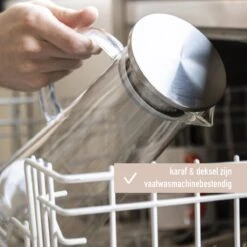 MÊZON® Schenkkan - Glazen Waterkan - Waterkaraf Voor Fruitwater - Multifunctionele Decanteer Karaf - Kan Met Deksel - 1.5L Capaciteit -Keukenseries Speciaal Winkel 1200x1200 413