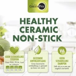 GreenPan Mayflower Steelpan - Ø 16 Cm - Keramisch - Inductie -Keukenseries Speciaal Winkel 1200x1200 436