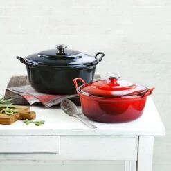 Le Creuset Braadpan Faitout Tradition Kersenrood - ø 24 Cm / 3 Liter -Keukenseries Speciaal Winkel 1200x1200 460