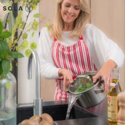 Sola Pannenset Juvia - 4 Delig - Ø 16,16,18,20 Cm - Zilver - RVS - Sandwichbodem -Keukenseries Speciaal Winkel 1200x1200 493