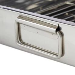 Relaxdays Braadslede Met Rooster - Edelstaal - Ovenschaal - Braadpan - Braadslee - Zilver - L -Keukenseries Speciaal Winkel 1200x1200 512