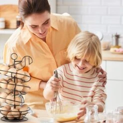 Eiermand – Eierrek – Eierhouder – Eieren – Zwart - Pasen - Tot 40 Eieren - BAULK® 15 Eiermand – Eierrek – Eierhouder – Eieren – Zwart - Pasen - Tot 40 Eieren - BAULK® -Keukenseries Speciaal Winkel 1200x1200 54