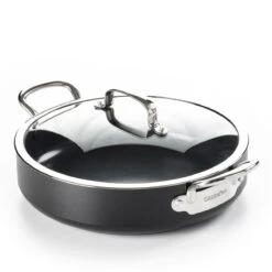 GreenPan Barcelona Infinity Pro Hapjespan Met Deksel 30cm - Zwart - Inductie - PFAS-vrij -Keukenseries Speciaal Winkel 1200x1200 558