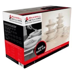 Maxwell And Williams White Basic Rim Koffie- En Dinerset - 30-delig - Wit -Keukenseries Speciaal Winkel 1200x1200 56