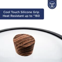 Westinghouse Hapjespan Inductie - Ø 32 Cm - Zwart Marmer - Speciale Editie - Met Deksel -Keukenseries Speciaal Winkel 1200x1200 602