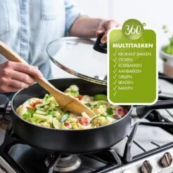 GreenPan Memphis Koekenpan 30cm - Zwart - Inductie - PFAS-vrij -Keukenseries Speciaal Winkel 1200x1200 699