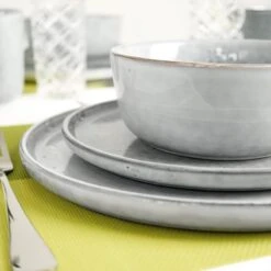 Excellent Serviesset - Servies - 16 Stuks - Aardewerk - Grijs -Keukenseries Speciaal Winkel 1200x1200 75