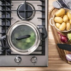 BK Flow Cool Black Glas Kookpannenset - 4-delig - Zwart - Glazen Deksel - Veilig Afgietsysteem - Inductie 11 BK Flow Cool Black Glas Kookpannenset - 4-delig - Zwart - Glazen Deksel - Veilig Afgietsysteem - Inductie -Keukenseries Speciaal Winkel 1200x1200 759