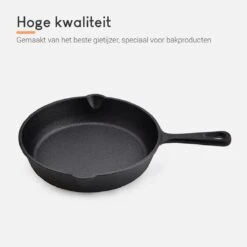 Ocina Gietijzeren Pan – Set Van 3 Stuks – ø25cm, ø19.5cm En ø16cm - Skillet - Koekenpan – Hapjespan – Koekenpan Inductie – Koekenpannenset - Gietijzeren Pan Bbq - Gietijzer - Incl. Receptenboek -Keukenseries Speciaal Winkel 1200x1200 791