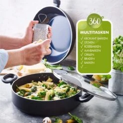 Greenpan Torino Keramische Hapjespan - 28 Cm - Met Glazen Deksel 24 Greenpan Torino Keramische Hapjespan - 28 Cm - Met Glazen Deksel -Keukenseries Speciaal Winkel 1200x1200 839