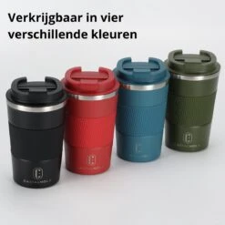 Castagnola Design RVS Koffiebeker To Go - Zwart - 380ml - Thermosbeker - Theebeker -Keukenseries Speciaal Winkel 1200x1200 9