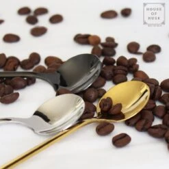 House Of Husk® Theelepels Set - Theelepeltjes - Koffielepels - Koffielepeltjes - RVS - 13cm - 12 Stuks - Zwart -Keukenseries Speciaal Winkel 1200x1200 911