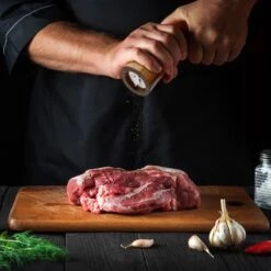 Nimma® Peper En Zoutmolen Set - Incl Navul Lepel - Verstelbare Maalgraad - Acacia Hout -Keukenseries Speciaal Winkel 1200x1200 963