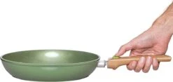 Just Vegan Koekenpan ECO Met Afneembaar Handvat 20 Cm Aluminium Groen -Keukenseries Speciaal Winkel 1200x570 1