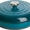 Le Creuset Braadpan Campagnard Signature Deep Teal - ø 30 Cm / 3.5 Liter -Keukenseries Speciaal Winkel 1200x574 3
