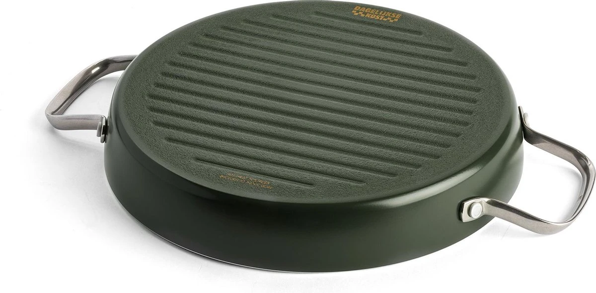 Dagelijkse Kost Keramische Grillpan - Ø28cm - PFAS-vrij - 2 Grepen 7 Dagelijkse Kost Keramische Grillpan - Ø28cm - PFAS-vrij - 2 Grepen - Afbeelding 5