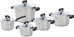 BK Conical Cool Pannenset - 5-delig - RVS - Geschikt Voor Alle Warmtebronnen -Keukenseries Speciaal Winkel 1200x608 1
