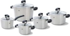 BK Conical Cool Glas Pannenset - 5-delig - Glazen Deksels - Geschikt Voor Alle Warmtebronnen -Keukenseries Speciaal Winkel 1200x620 2