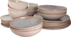 Palmer Serviesset Light Blue Sea Stoneware 6-persoons 24-delig Blauw -Keukenseries Speciaal Winkel 1200x621