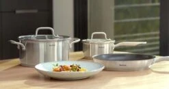 Tefal Virtuoso Pannenset 5 Delig - Hoge Kookpan Ø 22 Cm + Steelpan Ø 16 Cm + Kookpannen Ø 18/20/24 Cm -Keukenseries Speciaal Winkel 1200x634