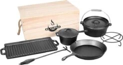 EL Fuego Dutch Oven Set Gietijzer 7-delig -Keukenseries Speciaal Winkel 1200x637 1