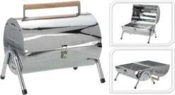 BBQ Collection Houtskoolbarbecue - Cilinder - Chroom -Keukenseries Speciaal Winkel 1200x651