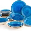 Quid | 18-delige Bordenset | Aardenwerk Bordenset | Vita Azul | Blauw 1 Quid | 18-delige Bordenset | Aardenwerk Bordenset | Vita Azul | Blauw -Keukenseries Speciaal Winkel 1200x672