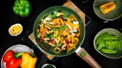 Just Vegan Koekenpan ECO Met Afneembaar Handvat 20 Cm Aluminium Groen -Keukenseries Speciaal Winkel 1200x673 11