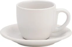 Lite-Body Hermes Kop En Schotel - 18 Cl - Set Van 6 Stuks - Wit -Keukenseries Speciaal Winkel 1200x784