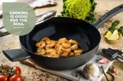 ISENVI Avon Keramische Wok Met Deksel 36 CM - Ergo Greep -Keukenseries Speciaal Winkel 1200x799 56