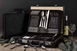 Swiss Pro+ Bestekset In Koffer-72 Delig-12 Persoons-Zwitsers Kwaliteit-Complete Set-100% Roestvrijstaal-Modern 23 Swiss Pro+ Bestekset In Koffer-72 Delig-12 Persoons-Zwitsers Kwaliteit-Complete Set-100% Roestvrijstaal-Modern -Keukenseries Speciaal Winkel 1200x799 77