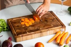 VDN Professionele Snijplank Acacia Hout Met Sapgeul En Handvatten – Hakblok 26x38x3.5 Cm -Keukenseries Speciaal Winkel 1200x799 91