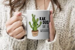Mok - Koffiemok - Spreuken - Quote - 'Kak Dus Dat Je Weggaat' - Baan - Mokken - 350 ML - Beker - Koffiemokken - Theemok - Mok Met Tekst -Keukenseries Speciaal Winkel 1200x800 1