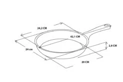GreenPan Essentials Pannenkoekenpan 24cm - Zwart - Inductie - PFAS-vrij 16 GreenPan Essentials Pannenkoekenpan 24cm - Zwart - Inductie - PFAS-vrij -Keukenseries Speciaal Winkel 1200x800 92