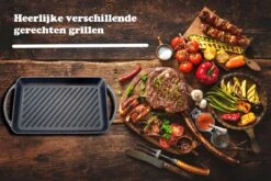 Kicinn Grillplaat - Gietijzer - Geëmailleerd - Incl. Accessoires - Ø 33 X 21.8 Cm (LxB) -Keukenseries Speciaal Winkel 1200x801 8
