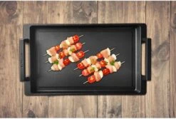 Eurolux Teppanyaki Plaat Met Grepen - 41 X 24 X 2.5 Cm - Zwart - Aluminium - Geschikt Voor Alle Warmtebronnen -Keukenseries Speciaal Winkel 1200x809 2
