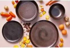 Palmer Serviesset Bama Copper Stoneware 6-persoons 24-delig Koper -Keukenseries Speciaal Winkel 1200x818