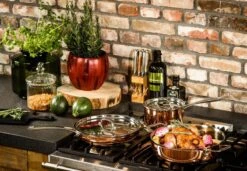 Koekenpan Ø26cm Met Deksel - Inductie - Koper - DUCQ -Keukenseries Speciaal Winkel 1200x832 2