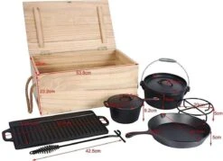 EL Fuego Dutch Oven Set Gietijzer 7-delig -Keukenseries Speciaal Winkel 1200x872 3