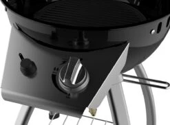 Accente Outdoor Gas BBQ - ø 45 Cm- Inclusief Grillplaat & Gasslang - Zwart -Keukenseries Speciaal Winkel 1200x883