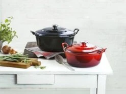 Le Creuset Braadpan Faitout Tradition Kersenrood - ø 24 Cm / 3 Liter -Keukenseries Speciaal Winkel 1200x898 4