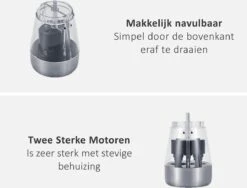 KROMS Peper En Zoutmolen Set - Peper En Zoutmolen Set Elektrisch -2 In 1 - Instelbare Maalgraad - Pepermolen - Zoutmolen - Peper En Zoutmolen Elektrisch -Keukenseries Speciaal Winkel 1200x913 1