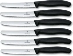 Victorinox Tafelmes 6 Stuks Zwart Krom Heft 18 Victorinox Tafelmes 6 Stuks Zwart Krom Heft -Keukenseries Speciaal Winkel 1200x927 3