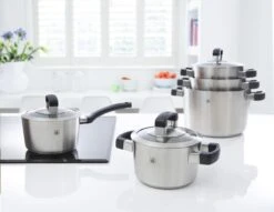 BK Conical Cool Glas Pannenset - 5-delig - Glazen Deksels - Geschikt Voor Alle Warmtebronnen -Keukenseries Speciaal Winkel 1200x928 2