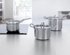 BK Q-linair Master Glas Pannenset - 5-delig - Glazen Deksel - Veilig Afgietsysteem - Inductie -Keukenseries Speciaal Winkel 1200x934 1