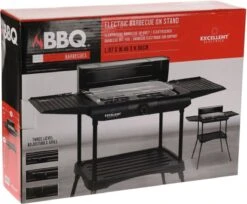 Excellent Electrics Elektrische Barbecue - Grilloppervlak (LxB) 36x24 Cm - 2000W - Zwart -Keukenseries Speciaal Winkel 1200x993 1